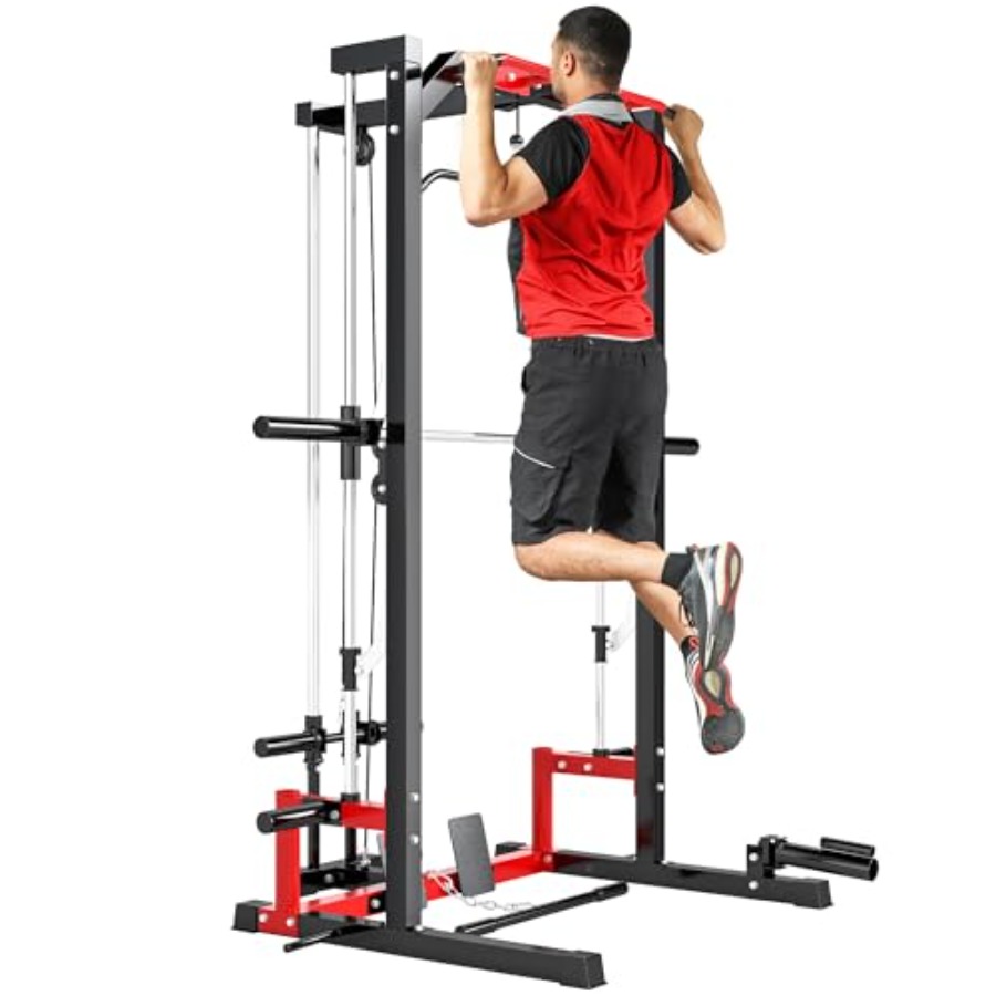 Lat Pulldown Bar - Klatka siłowa z maszyną Smitha, wielofunkcyjny