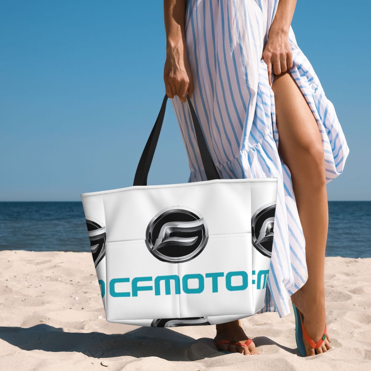 Yoga Fitness Tote - Torba plażowa z logo CFMoto, torba