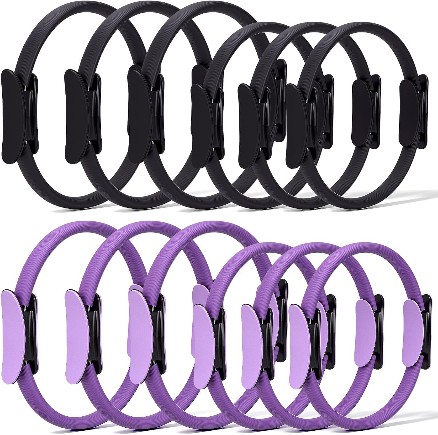 Pilates Ring Circle - Zestaw 12 pierścieni do pilatesu, podwójny