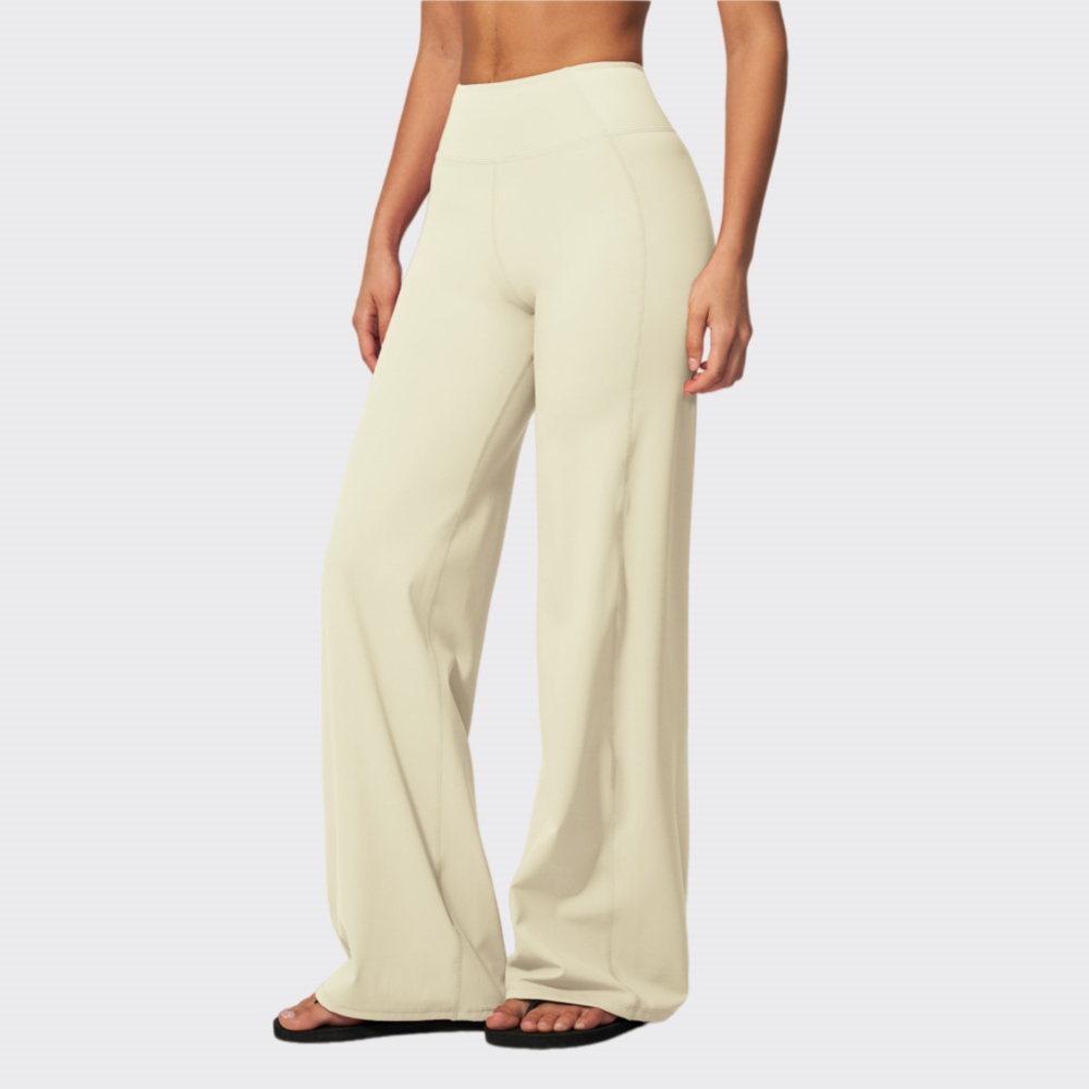 Yoga Fitness Pants - Damskie spodnie sportowe z wysokim stanem,