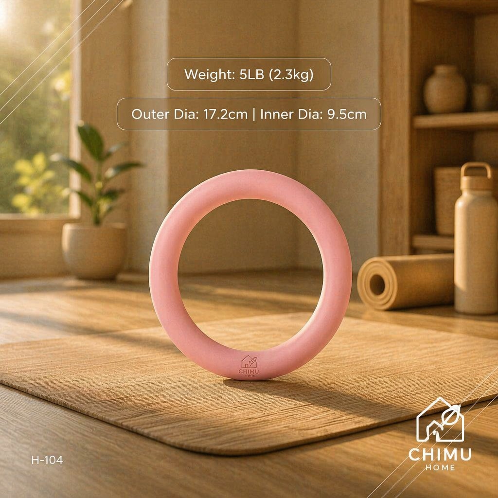 Yoga Fitness Exercises - 【CHIMU HOME】 Silikonowy pierścień do jogi