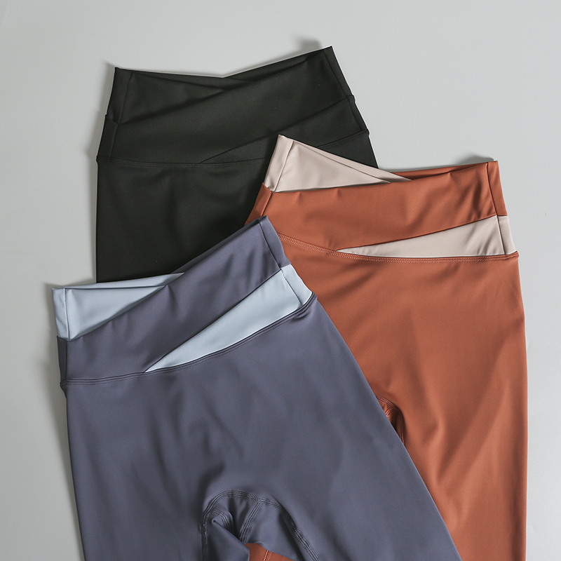 Yoga Fitness Pants - Damskie spodnie fitness z wysokim stanem,