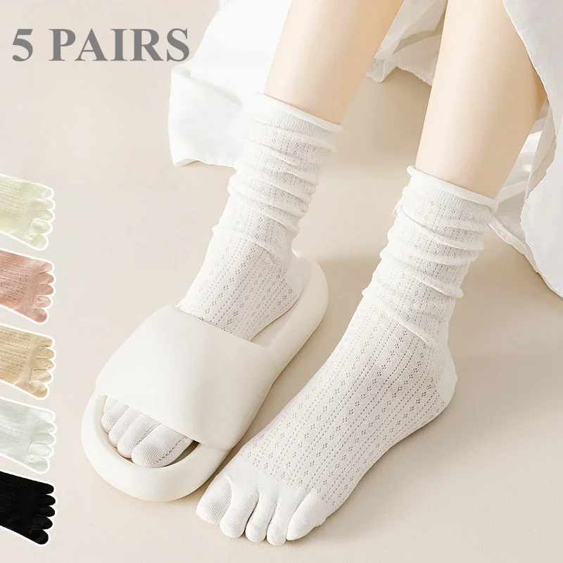 Yoga Toe Separator - 5-parowe luźne skarpetki z pięcioma oddzielnymi