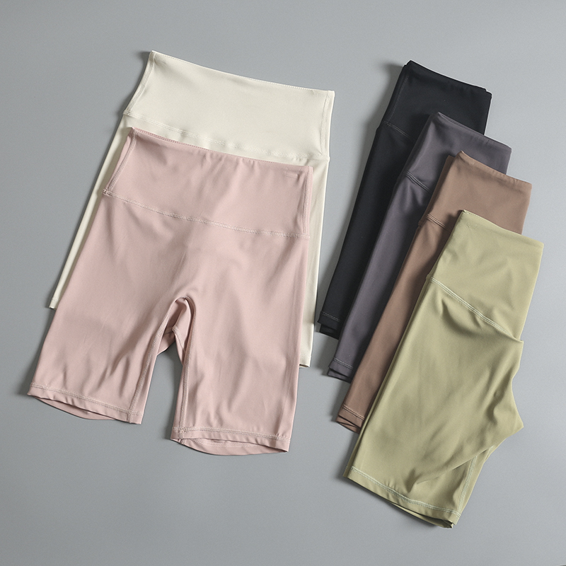 Yoga Fitness Pants - Damskie sportowe szorty z wysokim stanem,