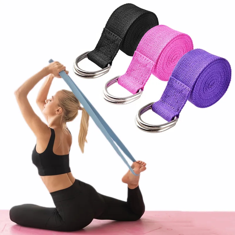 Pilates Ring Circle - 183*3.8cm pasek do jogi bawełniany pas