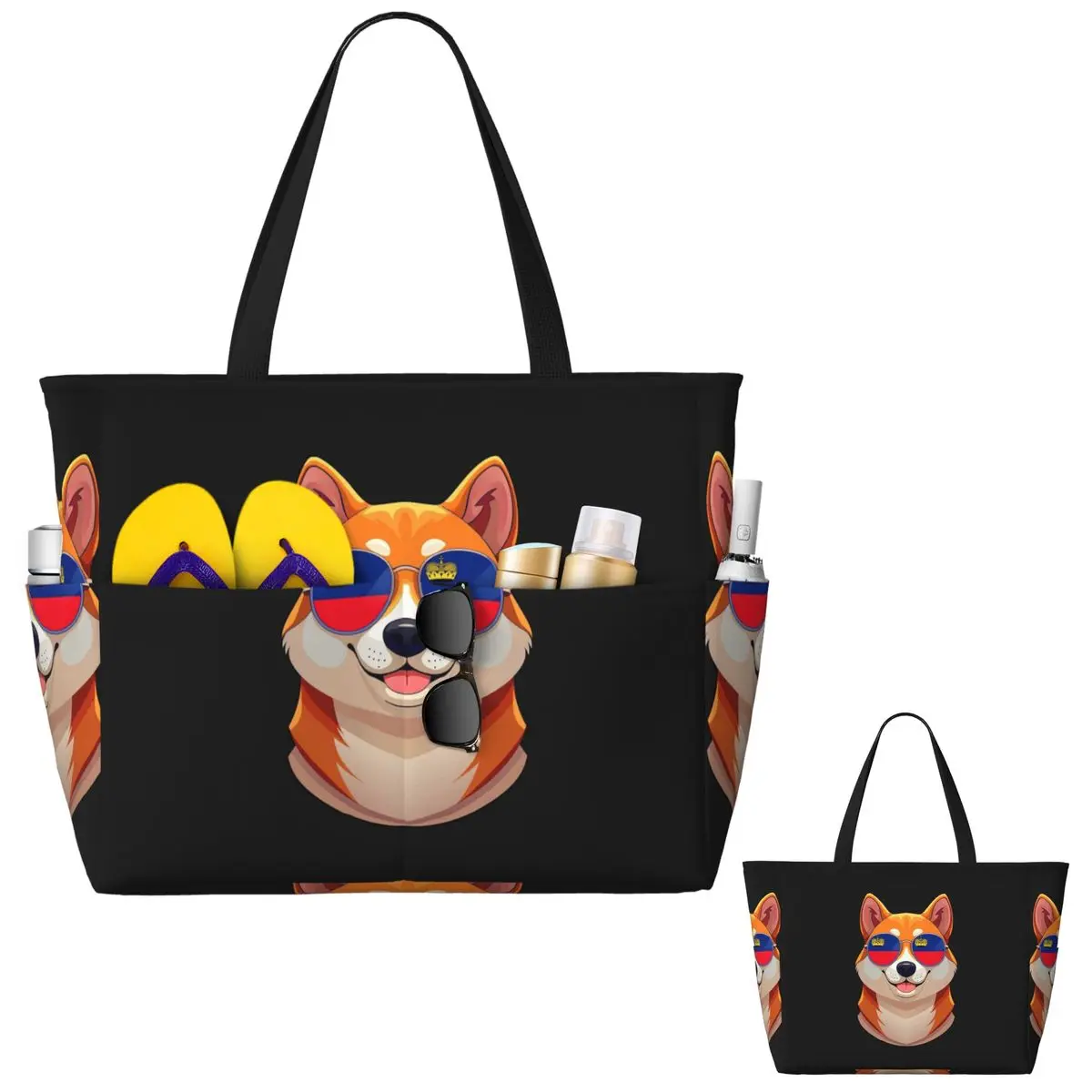 Yoga Fitness Tote - Torba plażowa w stylu vintage z