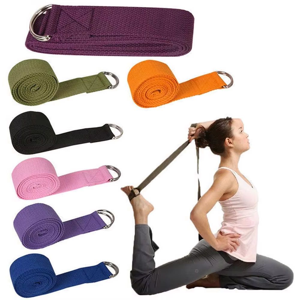 Pilates Ring Circle - 180cm Sportowy pasek do jogi, wytrzymały,