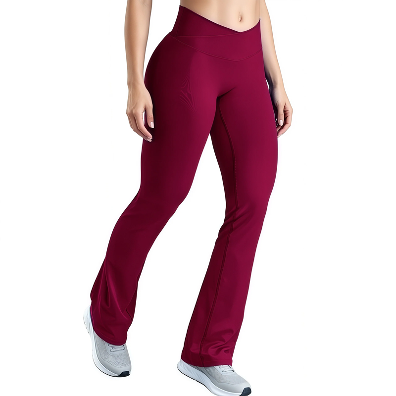 Yoga Fitness Pants - HISTELLO Vision Flare Sportowe Legginsy Damskie