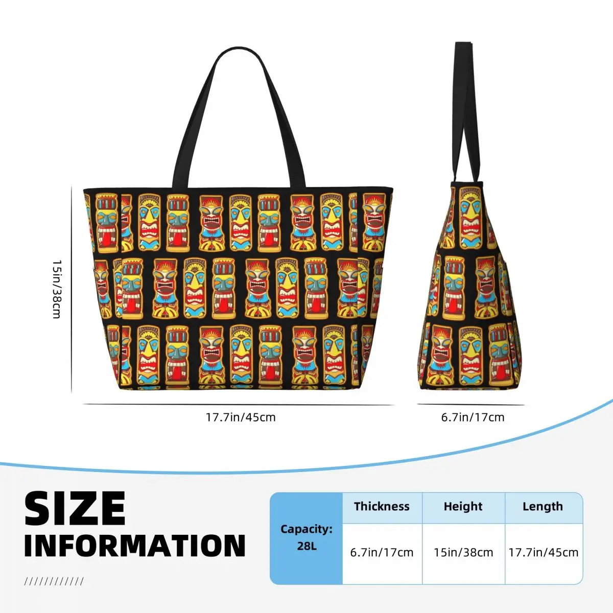 Torba na plażę w stylu retro z – Yoga Fitness Tote recenzja i cena