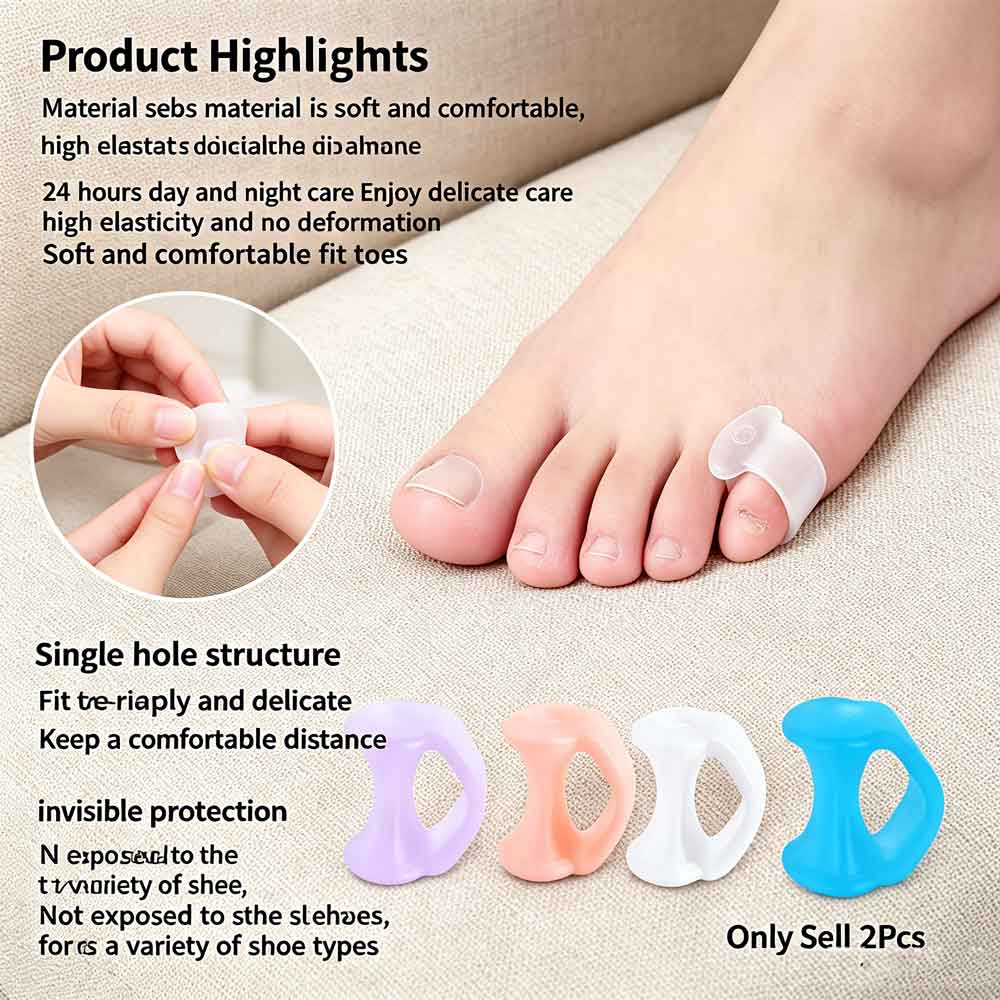 2 szt. silikonowych separatoró – Yoga Toe Separator recenzja i cena