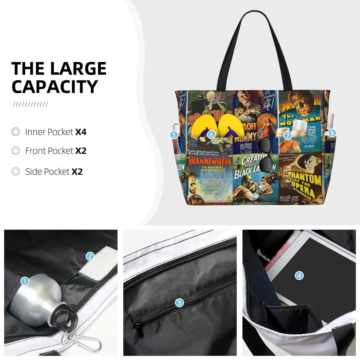 Torba plażowa Universal Monste – Yoga Fitness Tote recenzja i cena