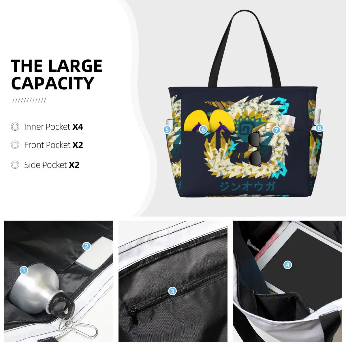 Torba plażowa Monster Hunter W – Yoga Fitness Tote recenzja i cena