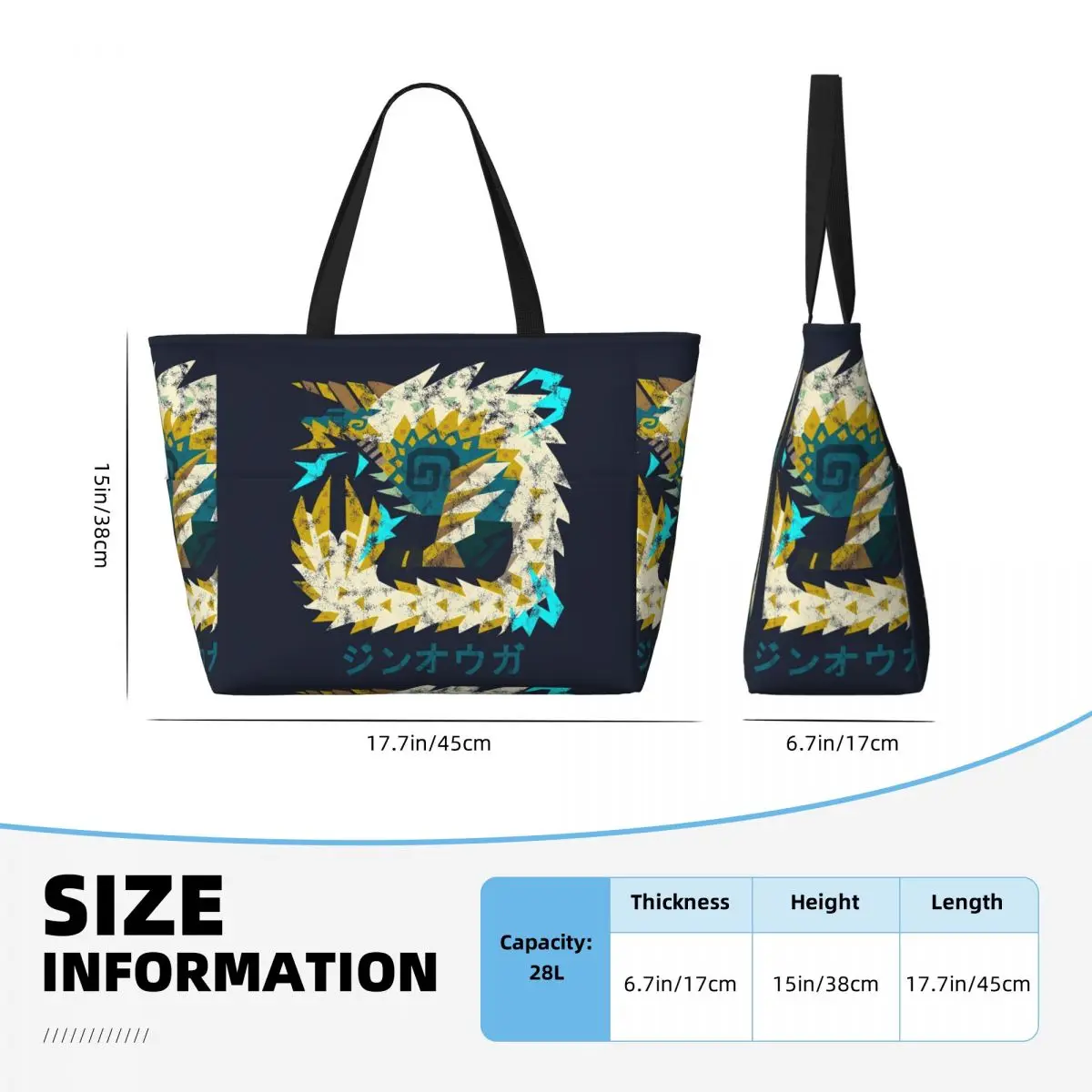 Torba plażowa Monster Hunter W – Yoga Fitness Tote recenzja i cena