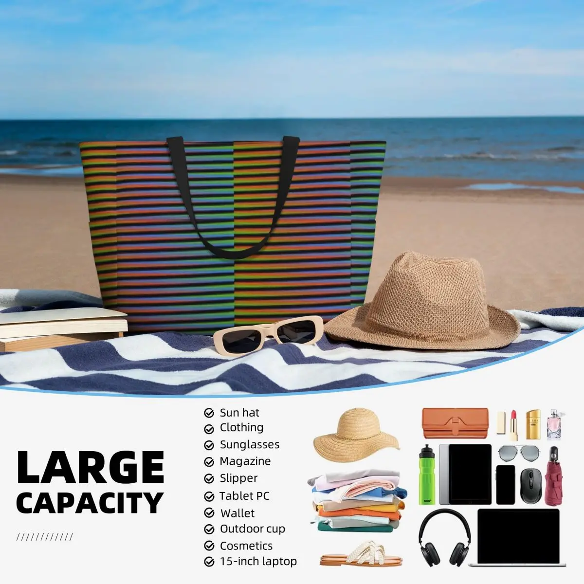 Torba plażowa Carlos Cruz Diez – Yoga Fitness Tote recenzja i cena