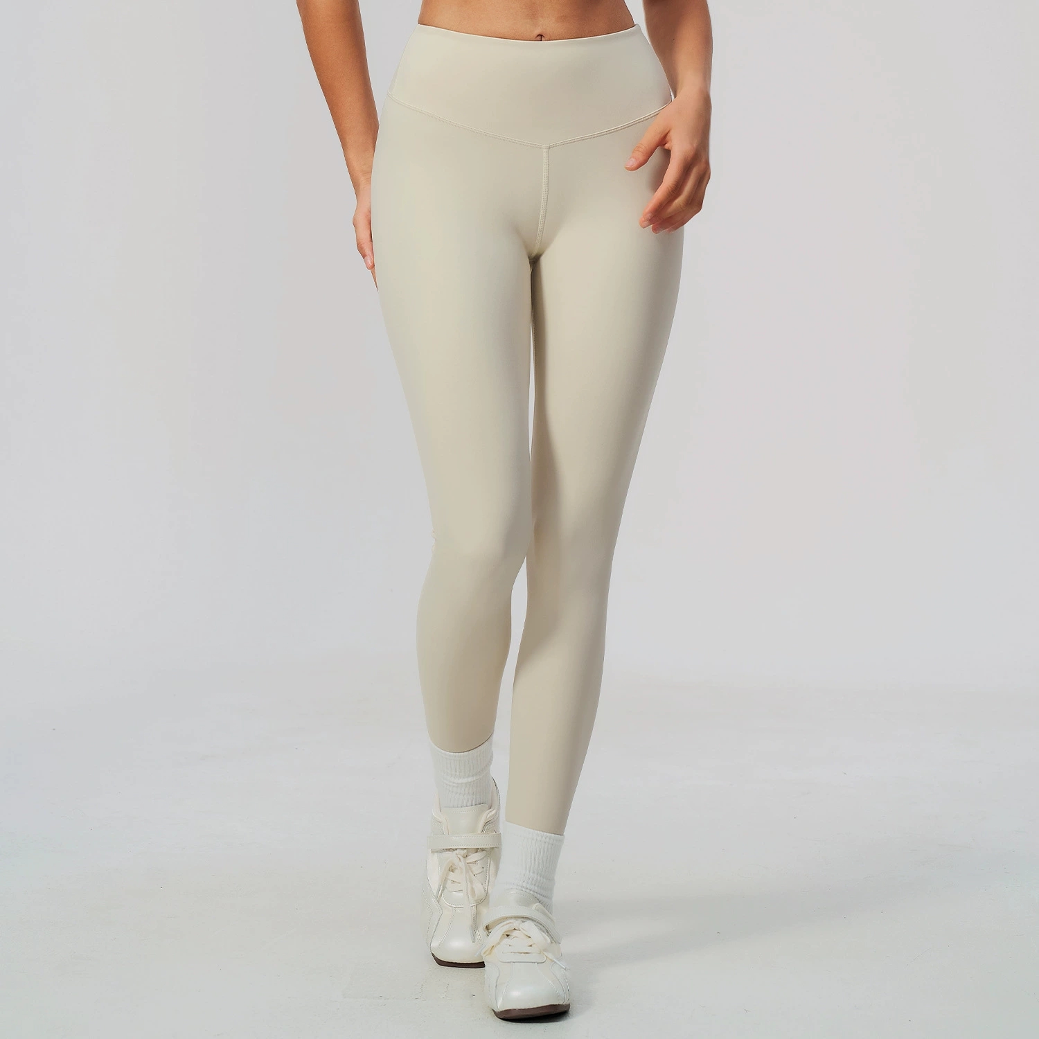 Jednokolorowe spodnie do jogi  – Yoga Fitness Pants recenzja i cena