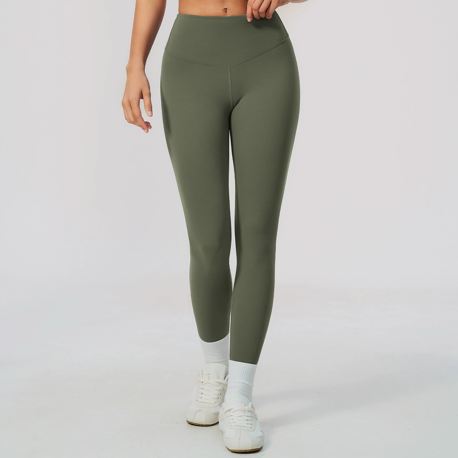 Jednokolorowe spodnie do jogi  – Yoga Fitness Pants recenzja i cena