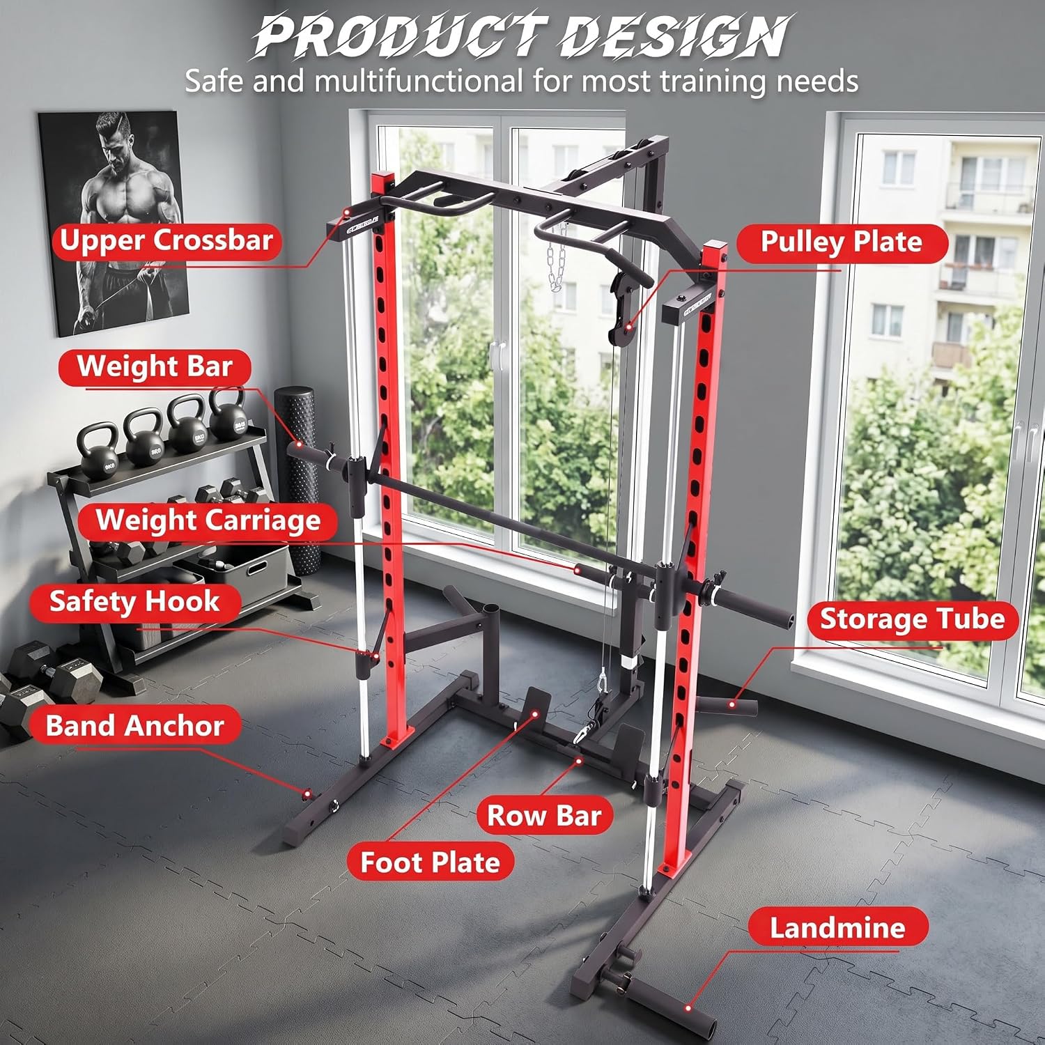 Wielofunkcyjny stojak treningo – Lat Pulldown Bar recenzja i cena