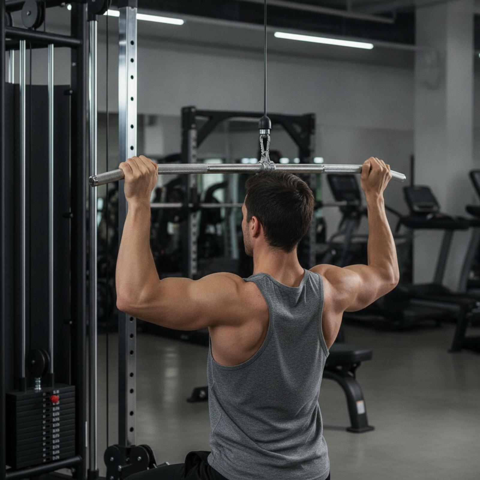 Drążek do wyciągu górnego z ni – Lat Pulldown Bar recenzja i cena