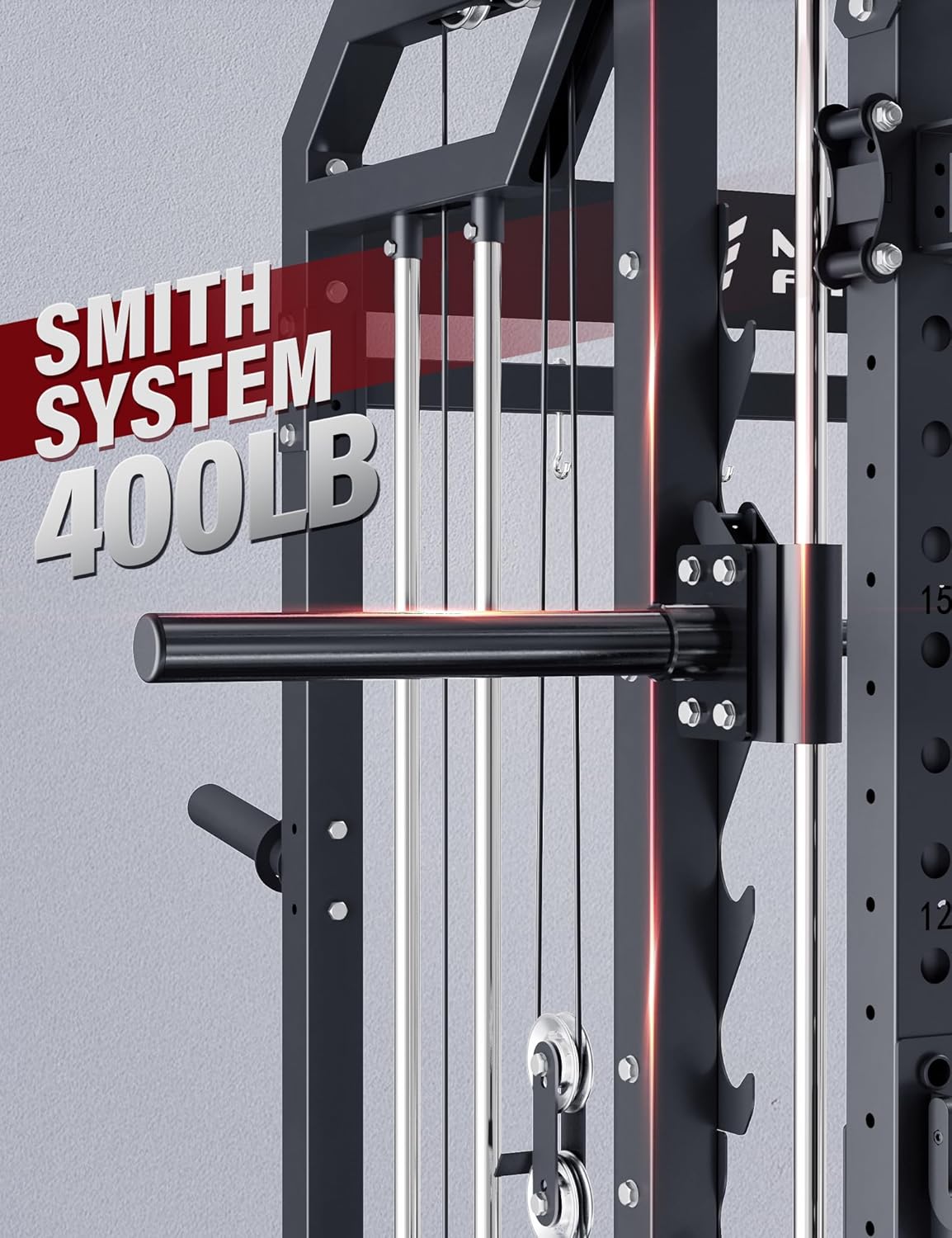 Stojak do przysiadów Smith Mac – Lat Pulldown Bar recenzja i cena