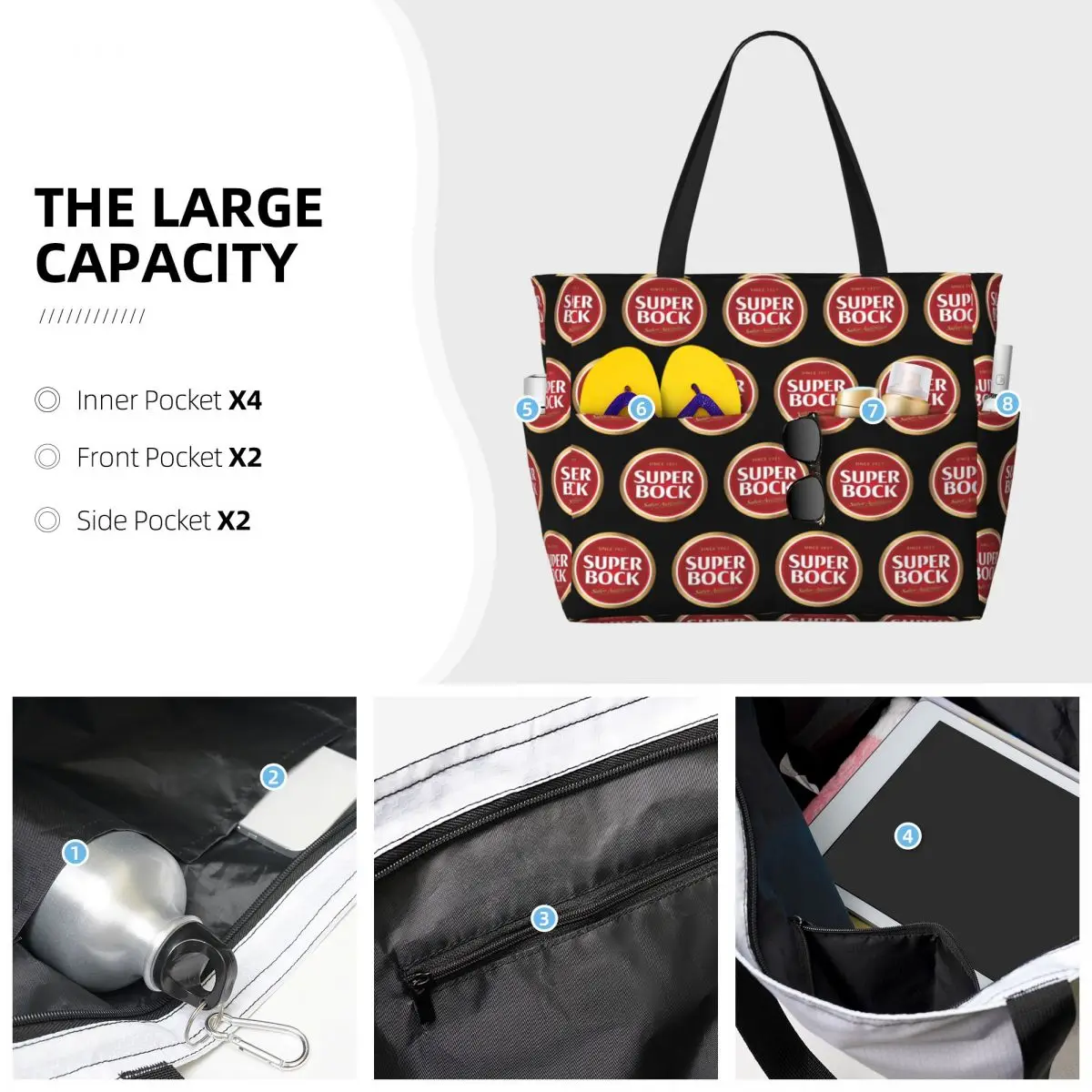 Torba plażowa Super Bock Since – Yoga Fitness Tote recenzja i cena